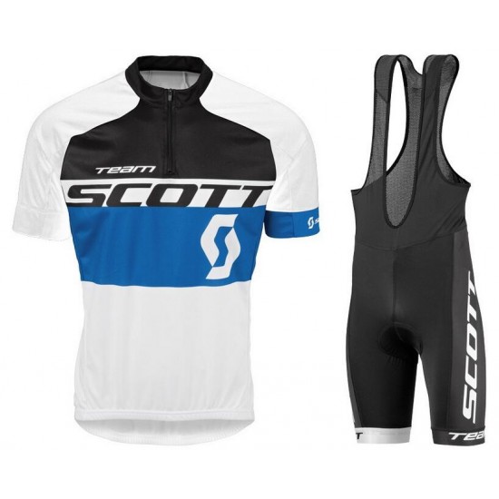 2016 Scott nero blu Nuovo abbigliamento Ciclismo Completo Maglia Ciclismo Corta e Salopette 71356-NG