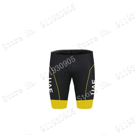 Yellow UAE Emirates Tour De France 2021 Salopette Ciclismo pantaloncini xO4gp